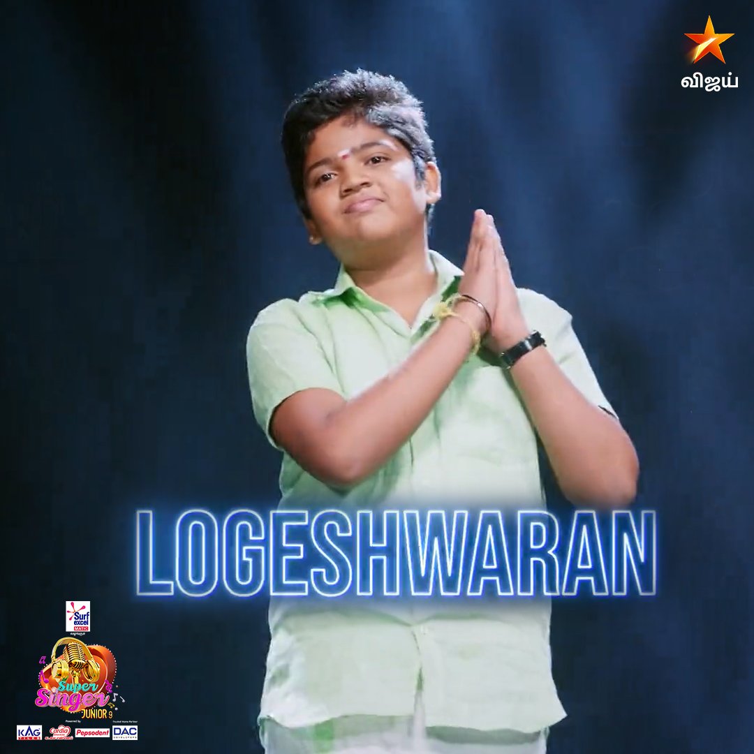 vijaytelevision's tweet image. #Logeshwaran #Maithrayan #Meghna #MohanaShri #SuperSingerJunior9 #SSJ9 #SuperSinger #VijayTelevision #VijayTV
