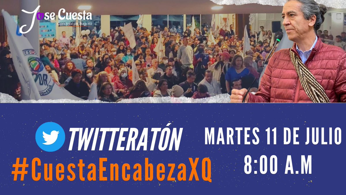 MissPoirot07's tweet photo. Los invito a que se unan a esta gran #Twitteraton el Martes 11 de julio a partir de las 8am, #CuestaEncabezaXQ  
Apoyo total al concejal @jcuestanovoa para mi, una de las personas más valiosas dentro del proyecto progresista. ✊🏻🧡 https://t.co/eDoYEi9CnJ