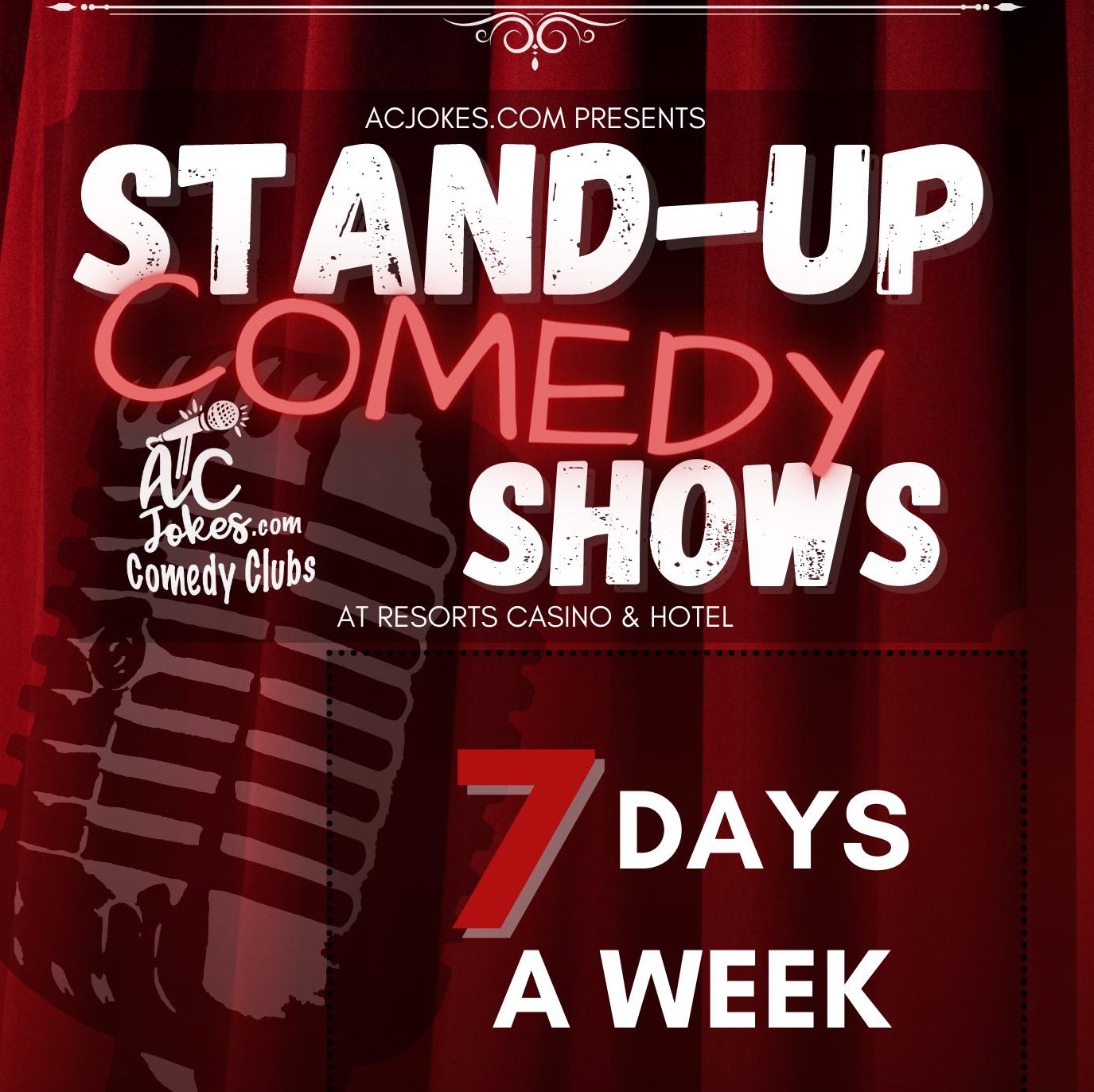 Resorts Casino Hotel on Twitter "Laugh out loud with AC Jokes at