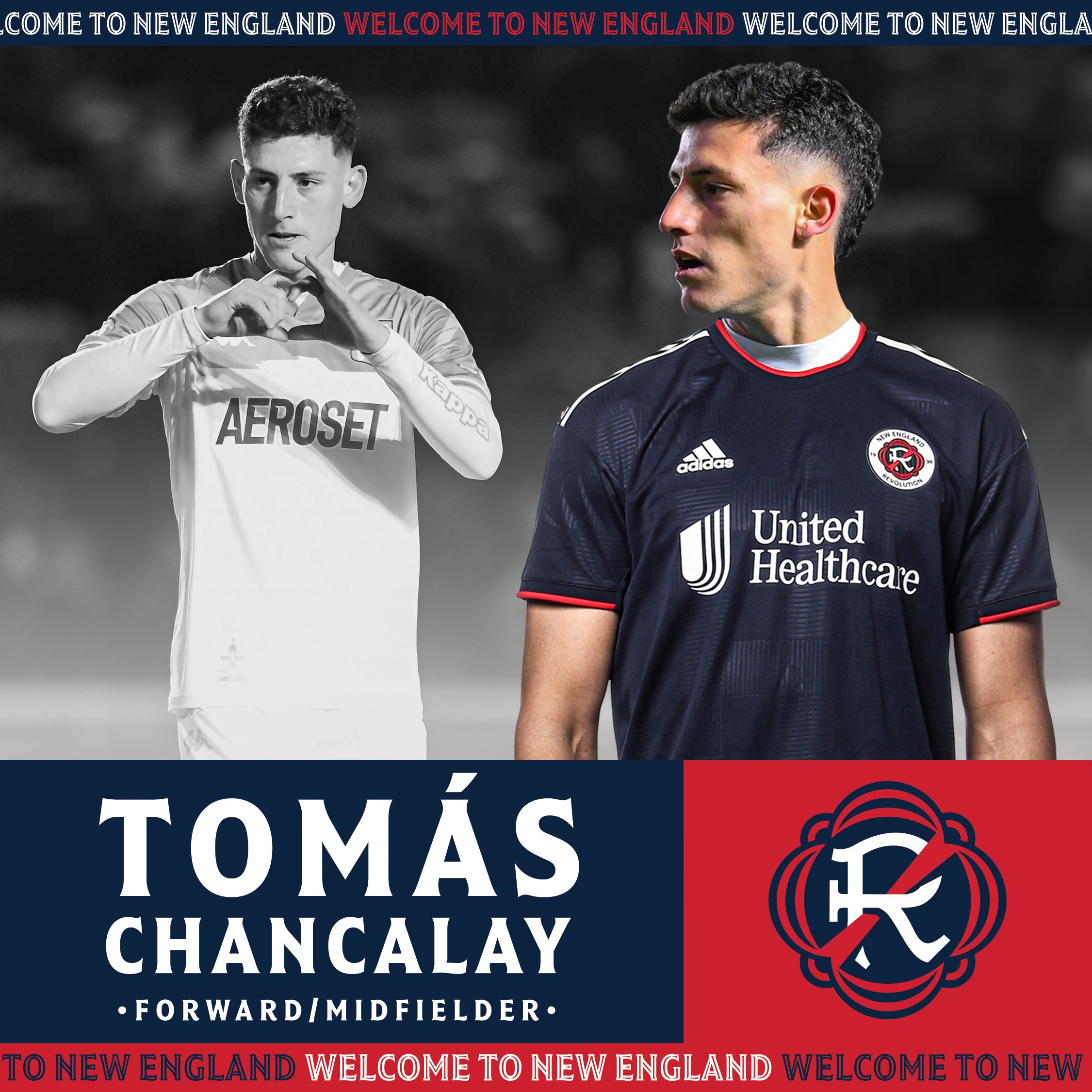 Revolution set to add winger Tomás Chancalay on loan from Racing Club