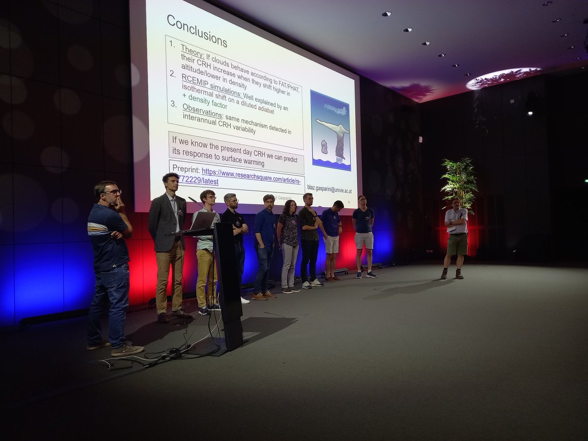 FlorentBrient's tweet photo. Really interesting first day at the #CFMIP-#GASS conference https://t.co/r8oCBp5Ce0