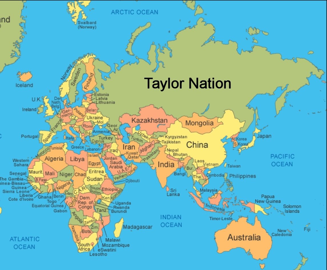 IfMisoWasAMovie's tweet photo. What if we take over Russia and make a country called Taylor Nation https://t.co/b4IwxTPOJs