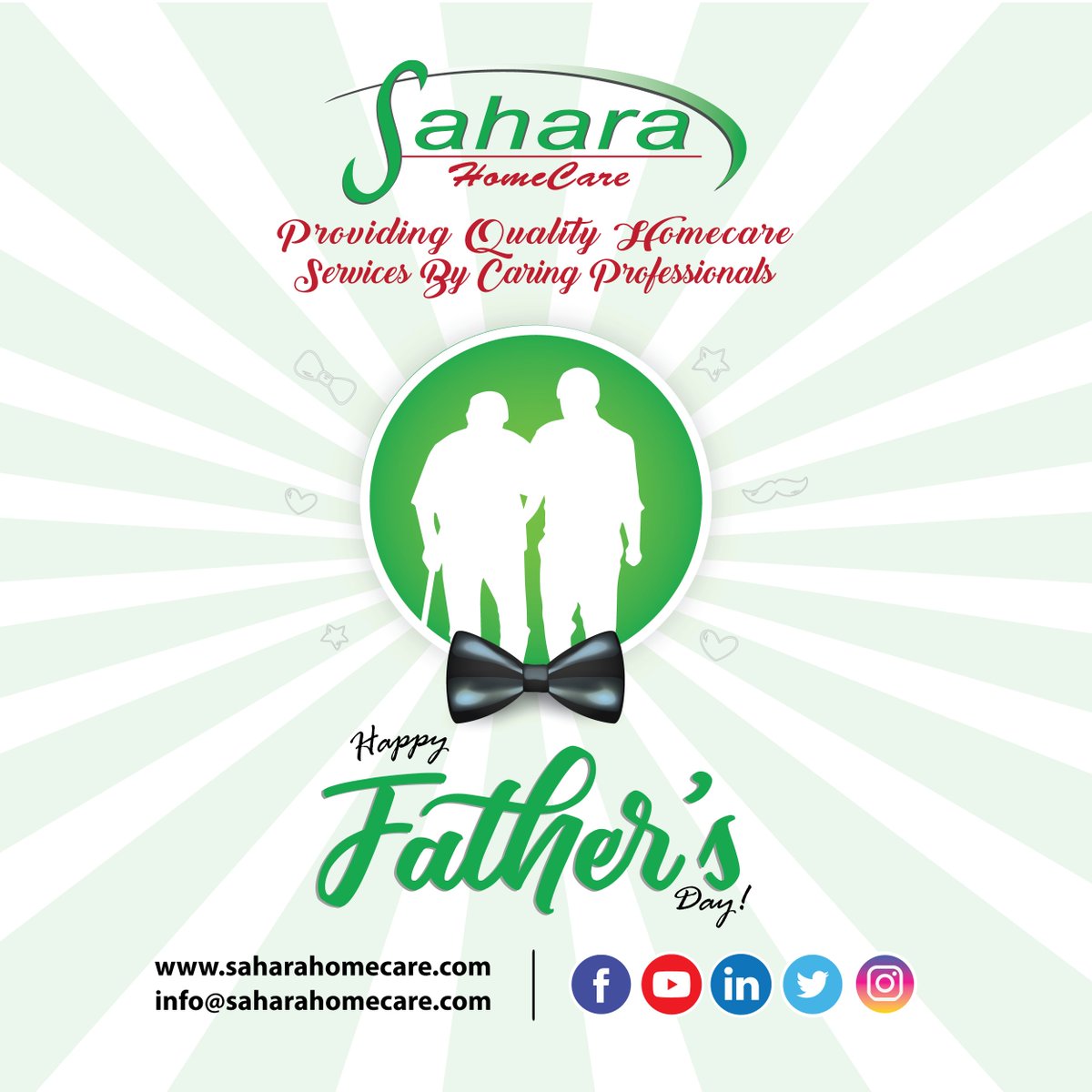 Happy Father’s Day! #homecare #saharahomecare #fathersday #seniorcare #seniorcareprovider #homecareprovider #homecareaide #ccpprogram