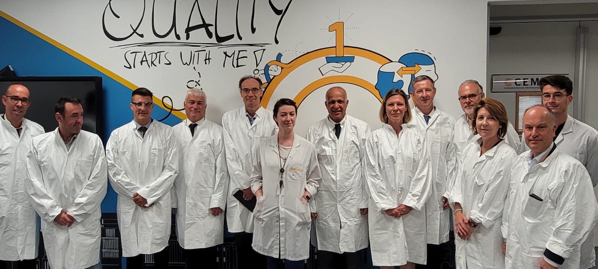 MostafaFourar's tweet photo. Merci à @Continental_fr et à son président Stefan May pour la visite du site toulousain #Automotive spécialisé dans l'électronique embarqué, en lien étroit avec le @CampusMti
Échanger avec les acteurs economiques de #terrain pour penser et mettre en place les formations de demain https://t.co/dBqOHc50TR