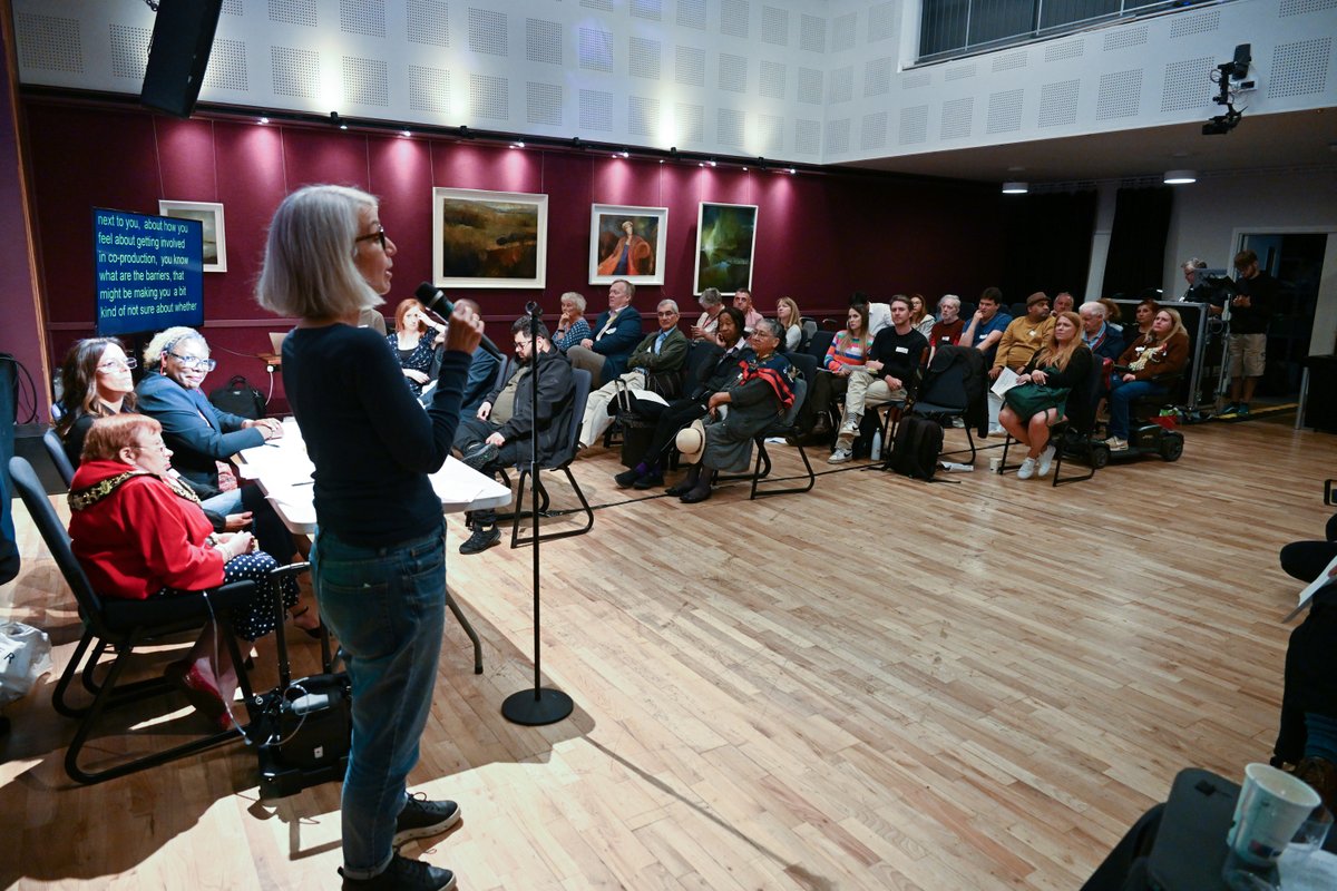 LBHF's tweet image. Our #NationalCoproductionWeek event at @MyICCLondon was a great success - thanks to everyone who came last week!

The theme this year was "Making better decisions together", highlighting the need to do nothing for Disabled people without including Disabled people.