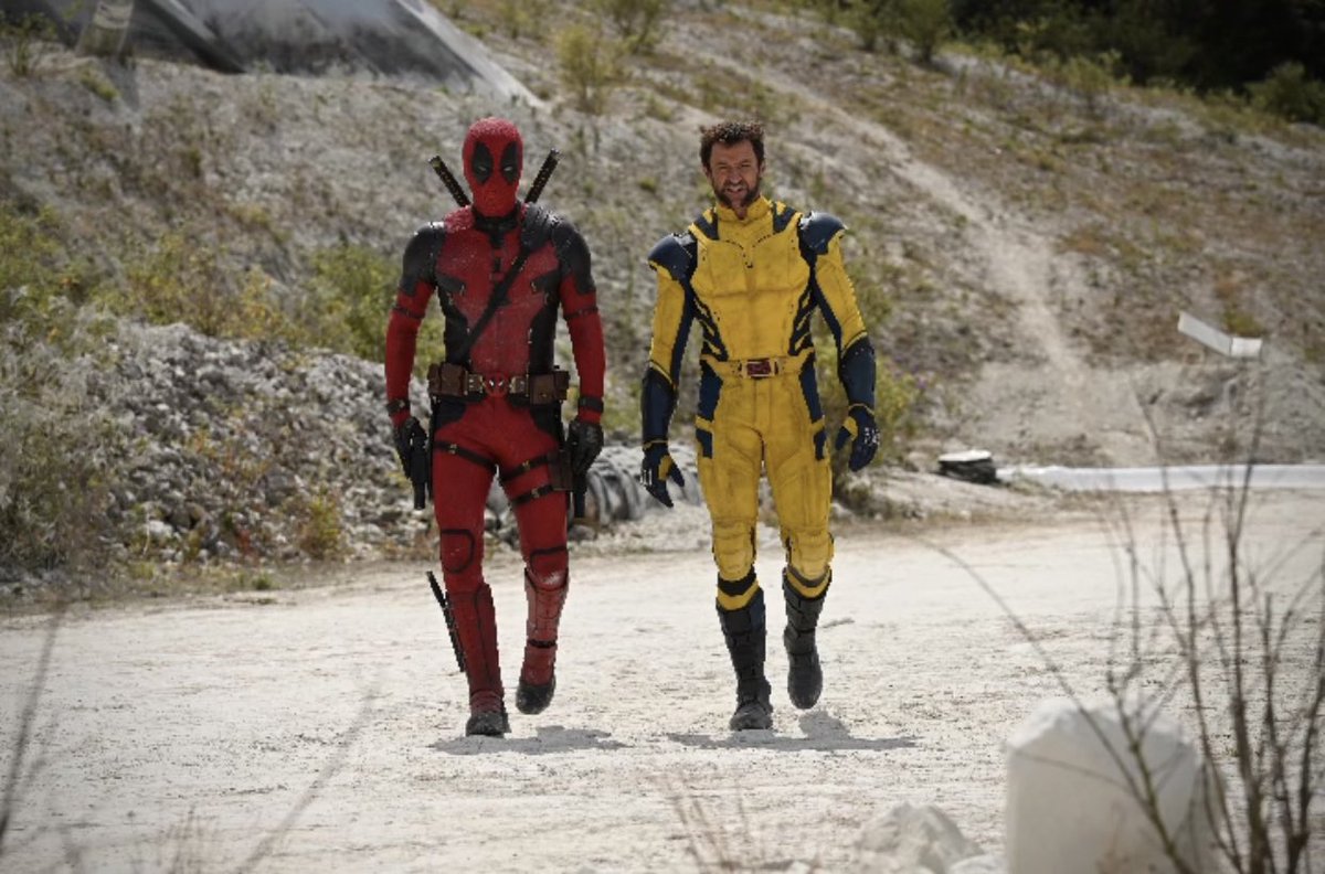 SpoilerPleaser's tweet photo. Ryan Reynolds shared the first look at Deadpool and Hugh Jackman’s Wolverine.

#Deadpool3 https://t.co/oOLCUzMcW5