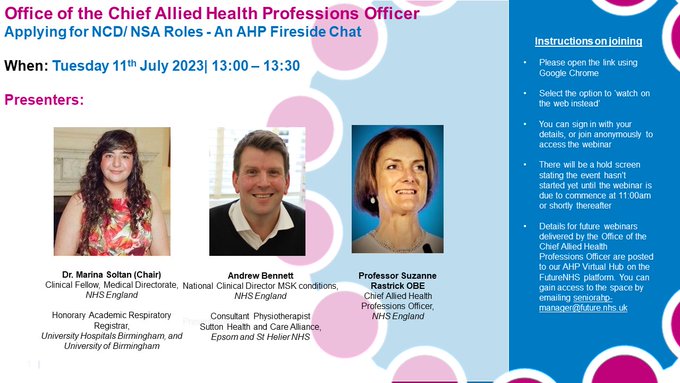 BAPO (@bapo2) on Twitter photo Are you a p&o with ambition to provide national leadership? Consider applying for National Clinical Director or National Specialist Advisor roles!
Join <a href="/SuzanneRastrick/">Suzanne Rastrick</a>, <a href="/andypbennett79/">Andrew Bennett</a> & <a href="/marinasoltan_/">Dr Marina Soltan</a> to hear about the roles.
Tues 11 July 1PM-1:30PM - ow.ly/EvHs50P7wlZ Are you a p&o with ambition to provide national leadership? Consider applying for National Clinical Director or National Specialist Advisor roles!
Join <a href="/SuzanneRastrick/">Suzanne Rastrick</a>, <a href="/andypbennett79/">Andrew Bennett</a> & <a href="/marinasoltan_/">Dr Marina Soltan</a> to hear about the roles.
Tues 11 July 1PM-1:30PM - ow.ly/EvHs50P7wlZ