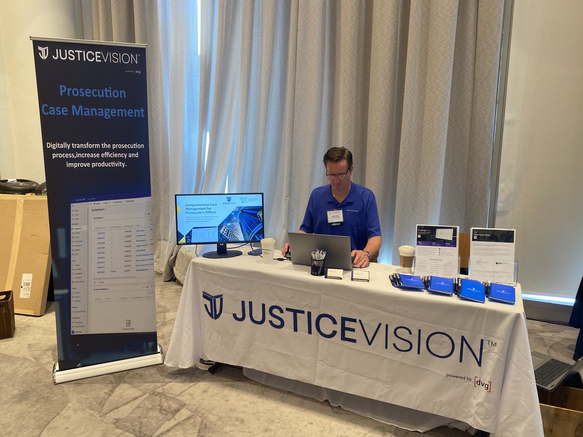 DVG_LLC's tweet photo. DVGs product JusticeVision at the NDAA Summer summit in Nashville. https://t.co/IjcDMRS4nW