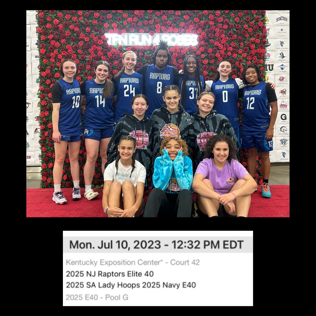 NJ Raptors Basketball (@raptors_nj) on Twitter photo 2-0 day for our 16u Elite 40 squad <a href="/TFNsRun4Roses/">TFN's Run 4 Roses</a> - check them out today on Court 42 at 12:32 <a href="/NNJGirlsHoops/">North Jersey Girls Hoops</a> <a href="/Elite40League/">Elite 40 League</a> <a href="/NYGHoops/">NYGHoops</a> <a href="/PGHNewJersey/">Prep Girls Hoops New Jersey</a> <a href="/KPannell71/">“KP”</a> 2-0 day for our 16u Elite 40 squad <a href="/TFNsRun4Roses/">TFN's Run 4 Roses</a> - check them out today on Court 42 at 12:32 <a href="/NNJGirlsHoops/">North Jersey Girls Hoops</a> <a href="/Elite40League/">Elite 40 League</a> <a href="/NYGHoops/">NYGHoops</a> <a href="/PGHNewJersey/">Prep Girls Hoops New Jersey</a> <a href="/KPannell71/">“KP”</a>