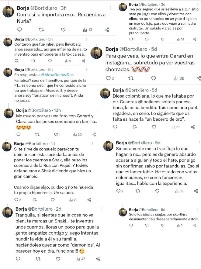 Nicole00572326's tweet photo. @Bortxilero El 99% de sus respuestas a tweets son hablando mal de Shakira y después somos nosotros los obsesionados. https://t.co/s7D48Huz7M
