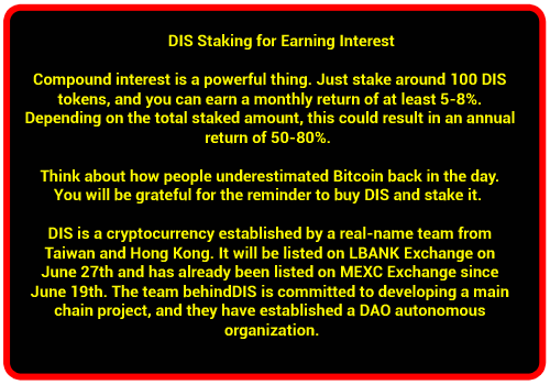 CryptoNewsBD's tweet photo. Register on LBANK Exchange →https://t.co/eCFaY7sCVv
Register on MEXC Exchange →https://t.co/zMzNZnbgKZ
Staking Mining Tutorial →https://t.co/gfwi2bQ144
Staking Mining Link →https://t.co/F8SNWbYFDM
Whitepaper →https://t.co/MKPRokeMEM
For more info → @Distoken_xyz

#DIS $DIS https://t.co/1FiAXYkXhZ