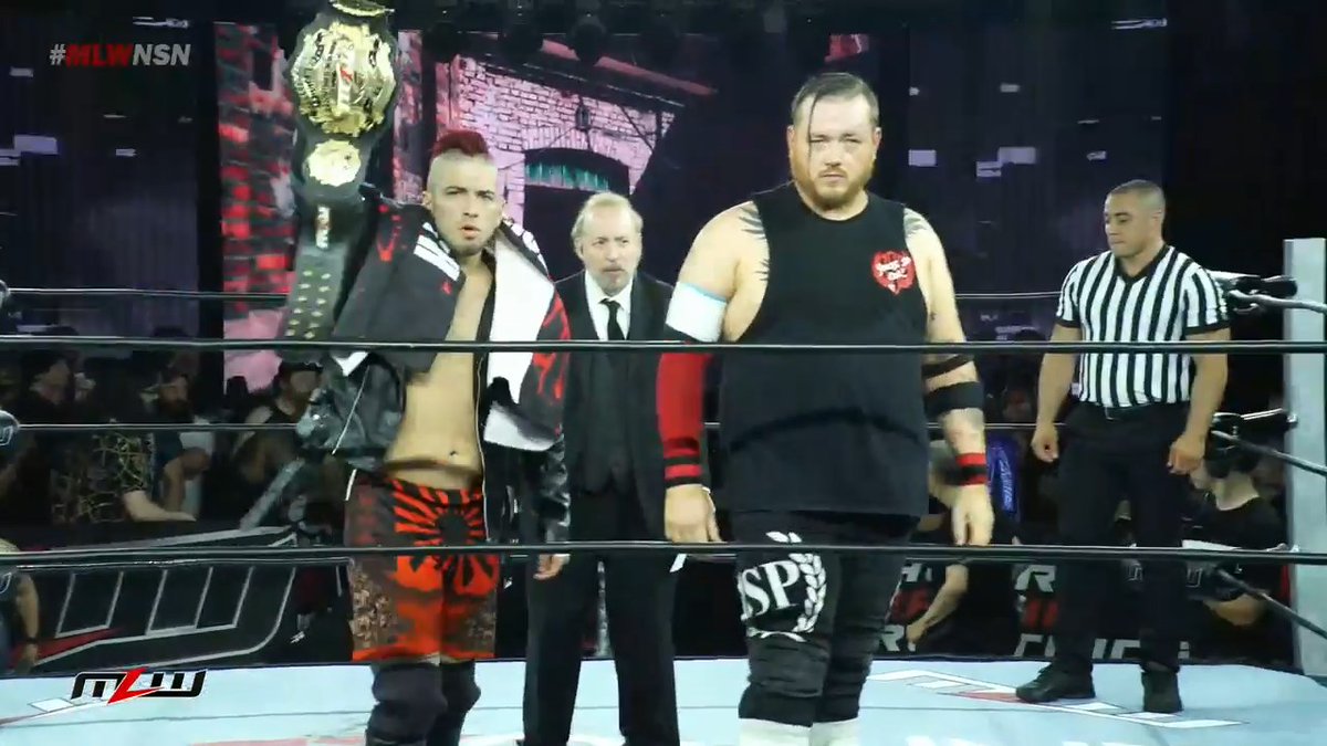 metal0515's tweet photo. As AKIRA stan, I am happy to see him win two championships, but as a huge fan of NOAH, I have mixed feelings about Lance Anoa'i getting bumped off. #MLWNsN https://t.co/3nto5XrwPE