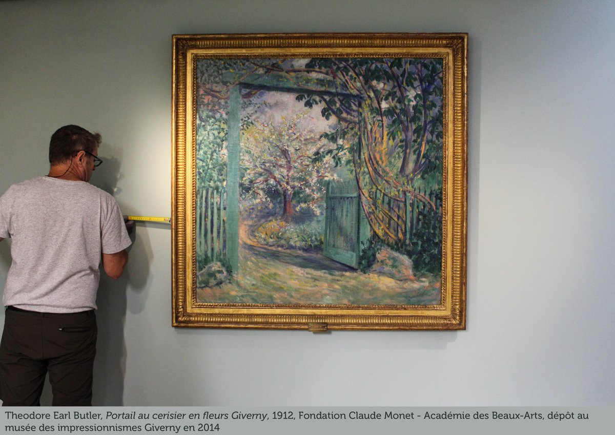 MuseeGiverny's tweet photo. #Coulisses | L'accrochage de l'#ExpoRenoirGuernesey a commencé aujourd'hui ! Aux côtés des tableaux de Pierre-Auguste #Renoir, le #musée présentera une partie des œuvres de sa collection. Plusieurs d'entre elles, acquises récemment, seront présentées pour la toute première fois ! https://t.co/V96TjtPxJ9