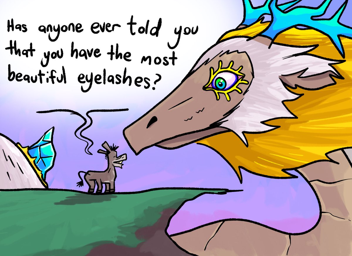 LegendsCookbook's tweet photo. I had an intrusive thought of what if Donkey from Shrek met the Light Dragon in #TearsOfTheKingdom. https://t.co/X5ch6kgGaI