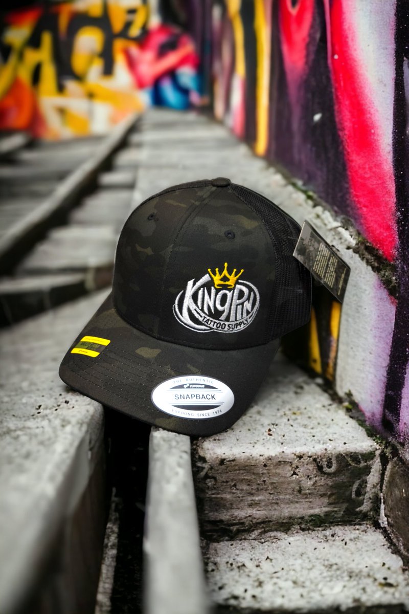 tshirtlabsllc's tweet photo. Kingpin Tattoo Supply always has the best merch!!

#customhats #embroidery #sewing #stitching #kingpin
#fypシ https://t.co/BdOOXfMyiD