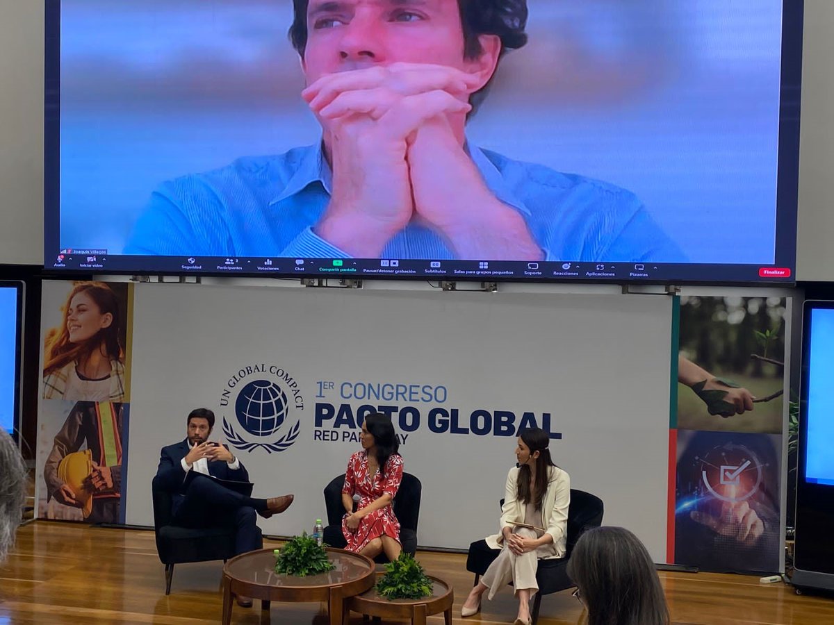 ferrere's tweet photo. #PARAGUAY FERRERE participó del primer congreso de @pactoglobalpy, que se realizó en el @BCP_PY, con el objetivo de fortalecer la competitividad de las empresas paraguayas.

A su vez, la socia de FERRERE, @Veroflm, moderó un panel sobre anticorrupción.

#sostenibilidad #negocios https://t.co/fRSopiJnL1