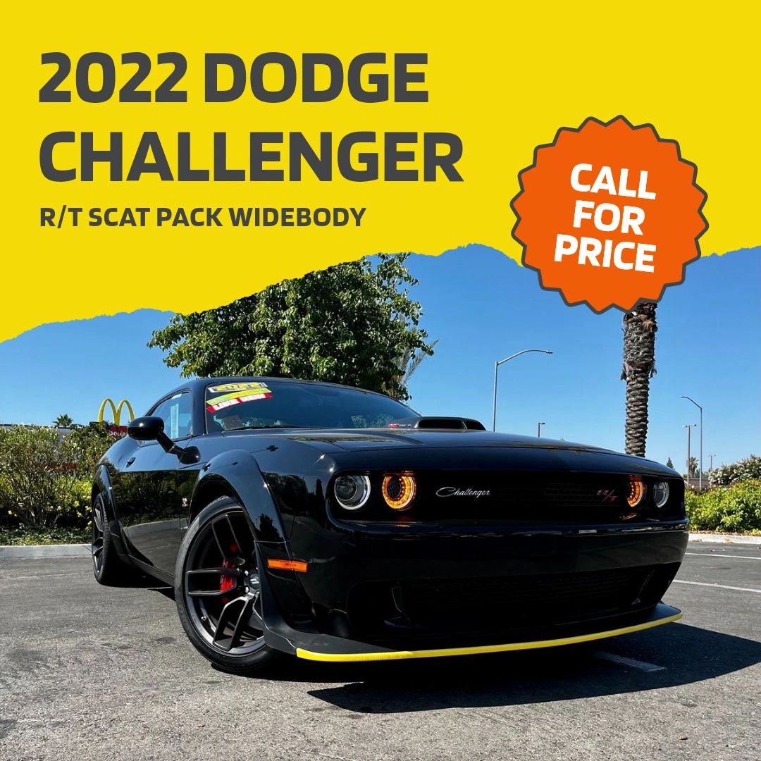 OwnACarCA's tweet photo. Hit the road in this 2022 Dodge Challenger! For more information, visit https://t.co/zqKOAZCfBM. https://t.co/lfFEGu8lnA