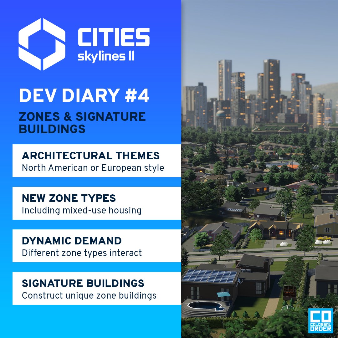 Development Diary #4: Zones & Signature Buildings