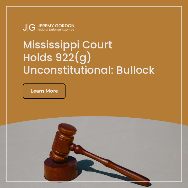 GordonDefense's tweet photo. Mississippi District Court Holds 922(g) Unconstitutional | GordonDefense Newsletter - https://t.co/ixNyf0hBsJ https://t.co/uQHHeIWgkQ