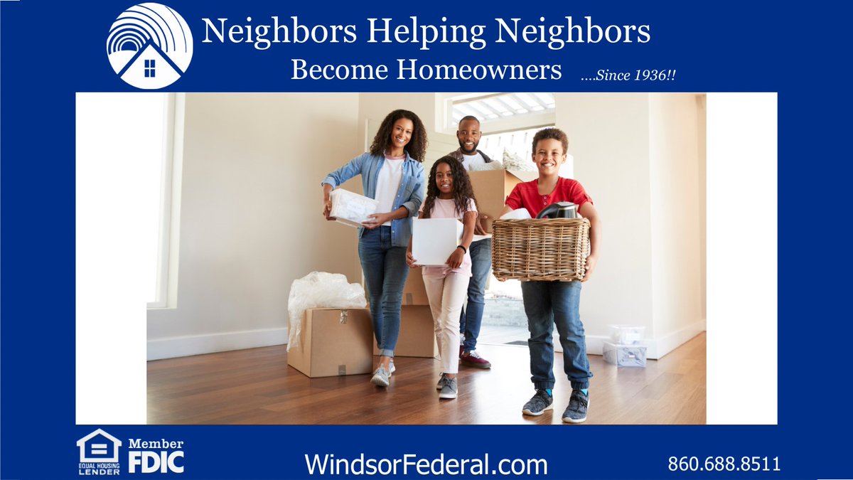WindsorFederal's tweet photo. Windsor Federal is pleased to be a pilot participant in FHLB Boston's Lift Up Homeownership Program, helping to make the dream of homeownership a reality for people of color. Learn more here: https://t.co/0ll7Zks26v https://t.co/5K9c0R8bSm