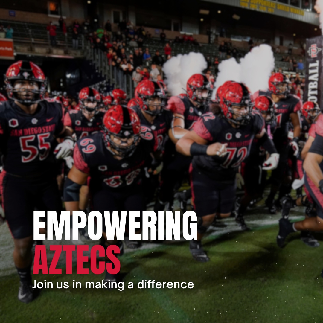 Are you an SDSU alum looking to give back? Consider becoming an Aztec Link member and make a difference in the lives of student athletes 🏈 Visit l8r.it/B7Ok #StudentAthlete #NIL #SanDiegoState #SDSU #NFL #SDSUAlumni #EmpoweringAztecs @sdsu @sdsualumni @AztecFB