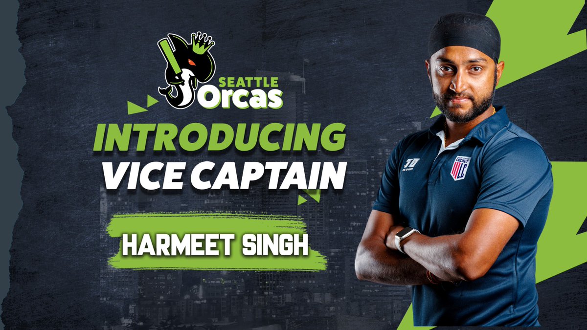Seattle Orcas (@mlcseattleorcas) on Twitter photo ๐ฃ Leading the Charge!!!
Introducing our team's captain, <a href="/WayneParnell/">Wayne Parnell</a> and vice-captain, <a href="/Harmeetsingh83/">Harmeet singh</a> ๐
#SeattleOrcas #MLC2023 #MajorLeagueCricket ๐ฃ Leading the Charge!!!
Introducing our team's captain, <a href="/WayneParnell/">Wayne Parnell</a> and vice-captain, <a href="/Harmeetsingh83/">Harmeet singh</a> ๐
#SeattleOrcas #MLC2023 #MajorLeagueCricket