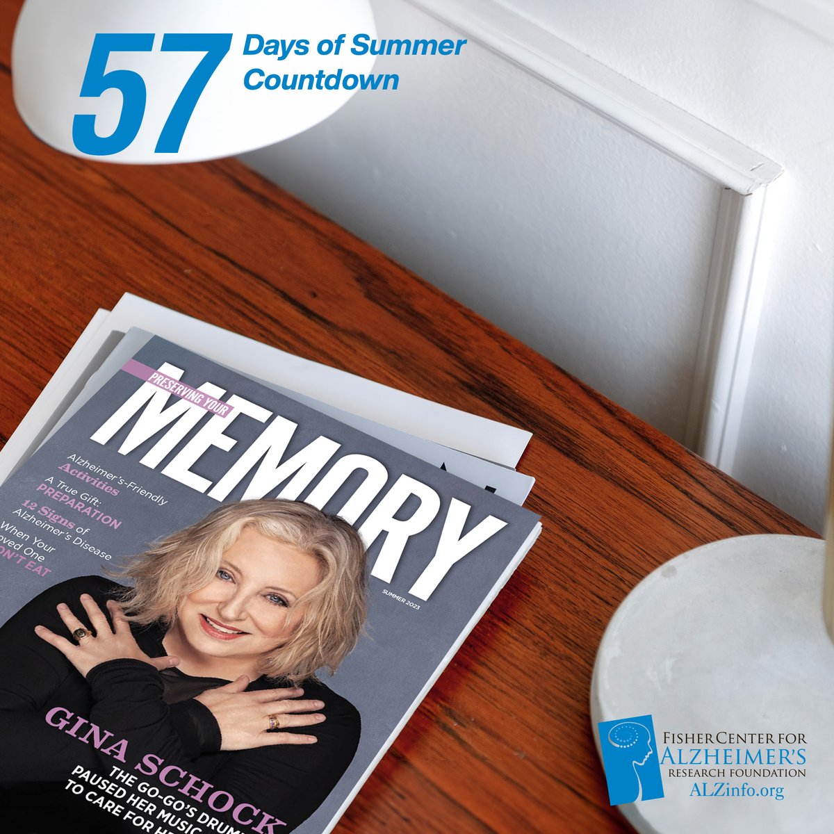 FisherCenter's tweet image. The #summerissue of our award-winning magazine, #PreservingYourMemory, hits homes this week. Subscribe today at ALZinfo.org/pymmag!

#AlzheimersAwareness #SubscribeToday #AwardWinning #HealthMagazine #BrainHealth #AlzheimersResearch #StayInformed #KnowledgeIsPower