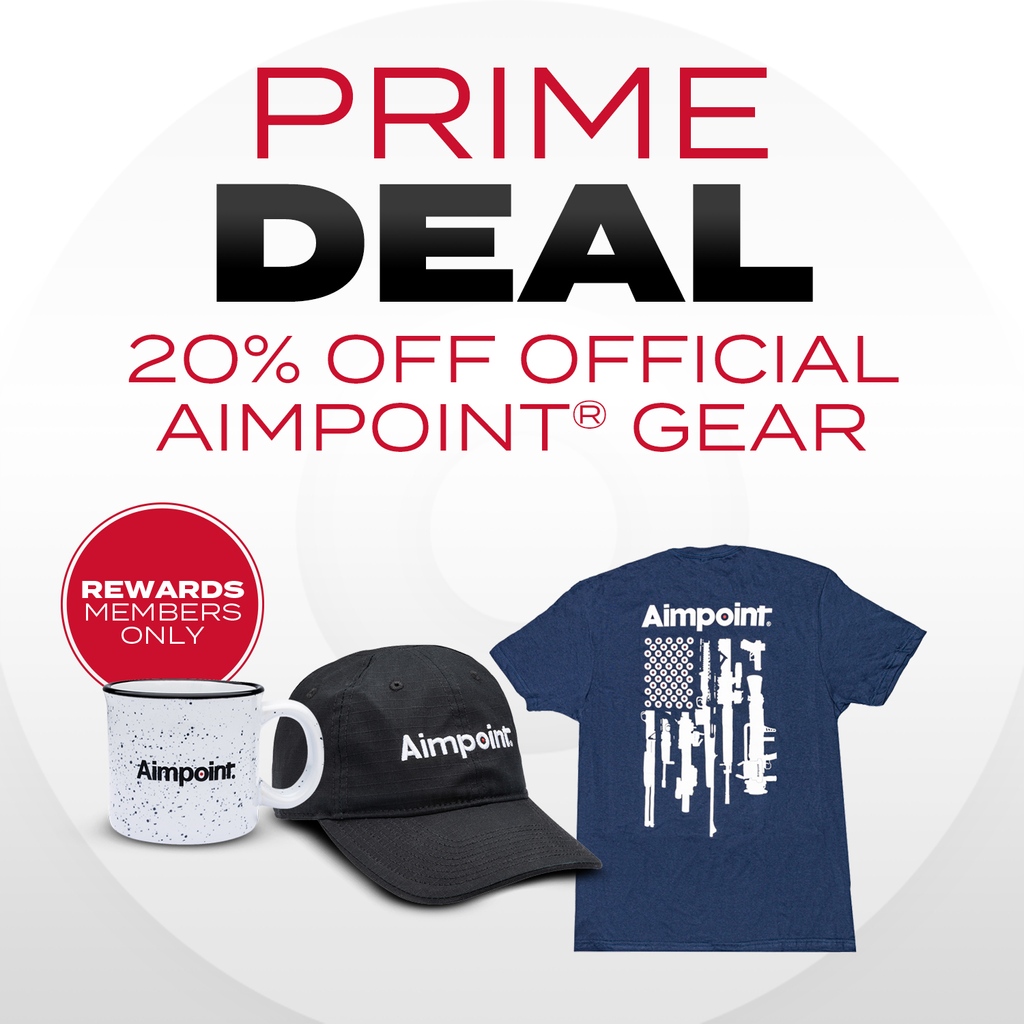 AimpointUSA's tweet image. Prime Deals are here for Rewards Members!
aimpoint.info/3NKOQgz

20% off official Aimpoint gear

20% off Aimpoint parts and accessories with a purchase of any Aimpoint optic

Buy any Micro Series sight and get a free Prime Pack

#primedeals #aimpoint #reddotsights