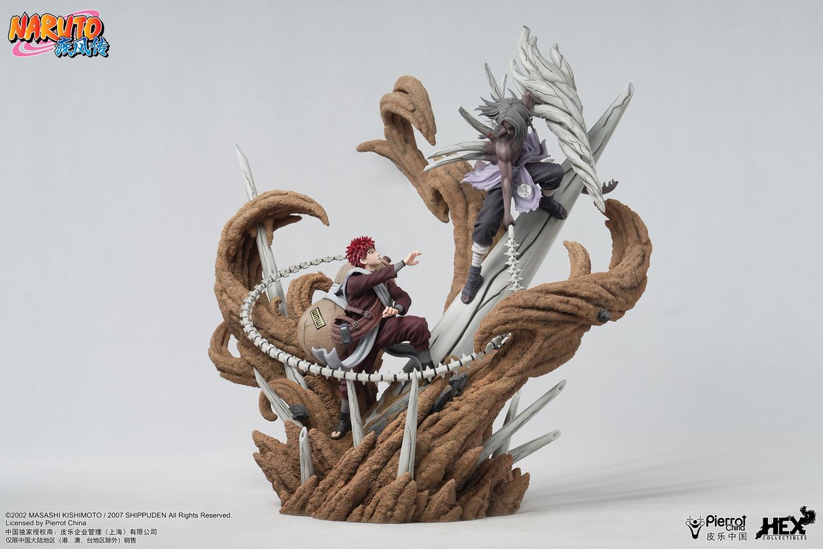 MechanicalJapan's tweet photo. De la serie de anime "Naruto Shippuden" HEX Collectibles presenta la estatua a escala 1/6 que dedica a la pelea entre Gaara y Kimimaro y que nos ofrece dentro de su línea Elite Dynamic Statue.

Más información: https://t.co/dx12lTC2j3 https://t.co/W4L76dxEBT