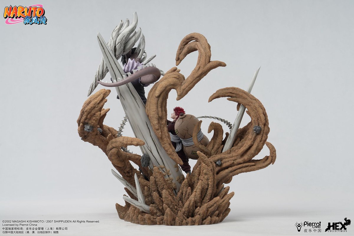 MechanicalJapan's tweet photo. De la serie de anime "Naruto Shippuden" HEX Collectibles presenta la estatua a escala 1/6 que dedica a la pelea entre Gaara y Kimimaro y que nos ofrece dentro de su línea Elite Dynamic Statue.

Más información: https://t.co/dx12lTC2j3 https://t.co/W4L76dxEBT