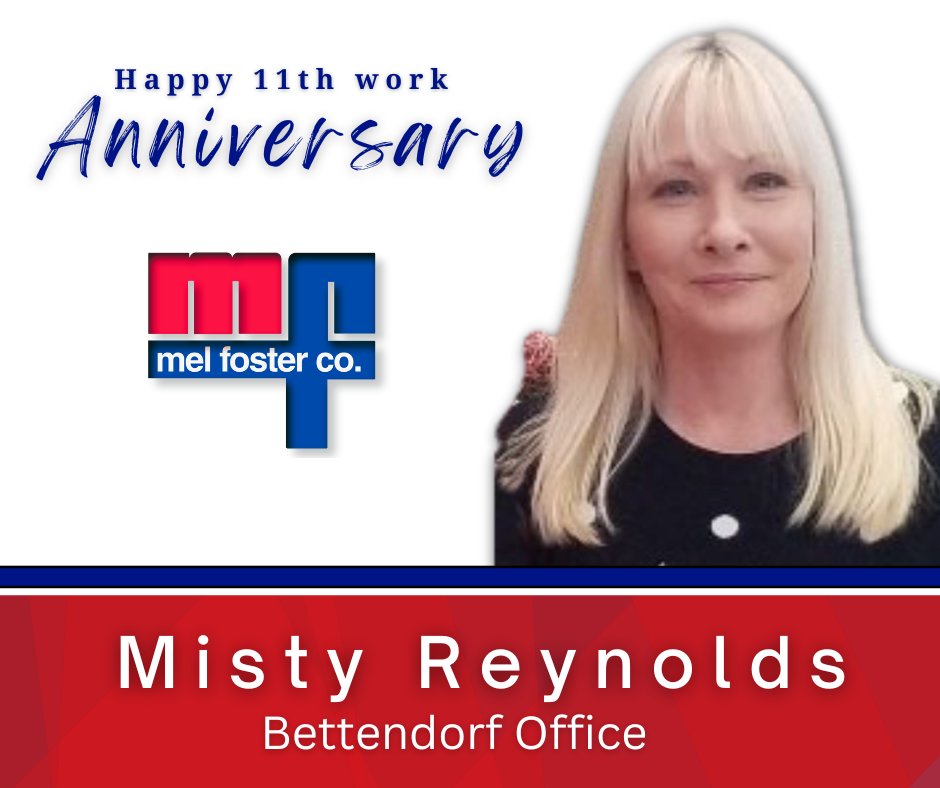 Congrats Misty for 𝑴𝒂𝒌𝒊𝒏𝒈 𝑰𝒕 𝑯𝒂𝒑𝒑𝒆𝒏 for 11 years at Mel Foster Co.! #madeithappen #melfosterco #BuySellBuildInsure facebook.com/13039380030811…