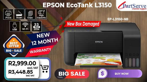 Daily Deals - Epson Printers #PartServeChannelSupport #DailyDeals #EPSON #Printers #refurbished #EcoTank #PartServeChannelSupport #DailyDeals #EPSON #Projectors #refurbished #HDMI #Entertainment #Business shop.partserve.co.za/specials/view/…