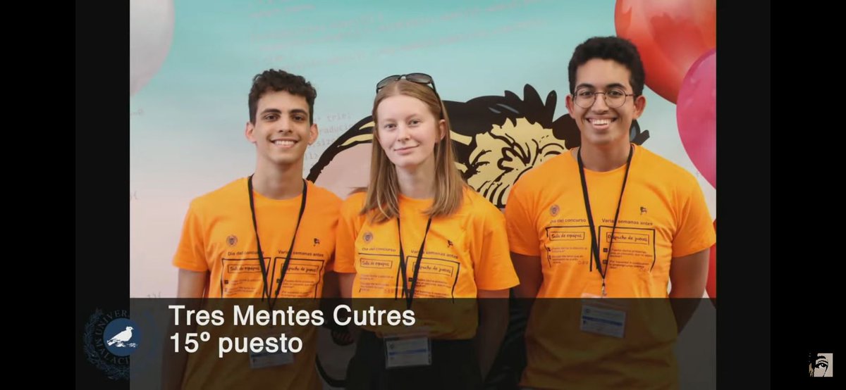 En @informaticaUMA de @infoUMA no podemos estar más contentos con la participación y resultado de nuestro equipo 🙃🫶🏼15 de 34 en la clasificación general y 3 de 13 en la categoría de 1º y 2º👏🏼👏🏼👏🏼👏🏼👏🏼☺️🥉¡Gracias a la organización <a href="/_AdaByron_/">adabyron</a> por vuestro trabajo y entusiasmo!