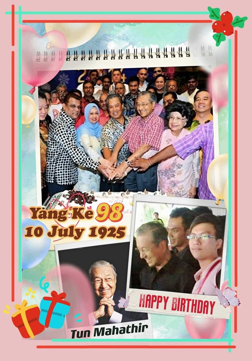 KevinOng1991's tweet image. Happy 98th Birthday to Tun Dr. Mahathir bin Mohamad, ex-Prime Minister of Malaysia. Stay healthy and stay safe !
祝我国前首相敦马哈迪医生98岁生日快乐，祝您健康安康!

#TunM #马哈迪  #TanSriMKayveas #myPPP #KevinOng #happybirthday #生日快樂