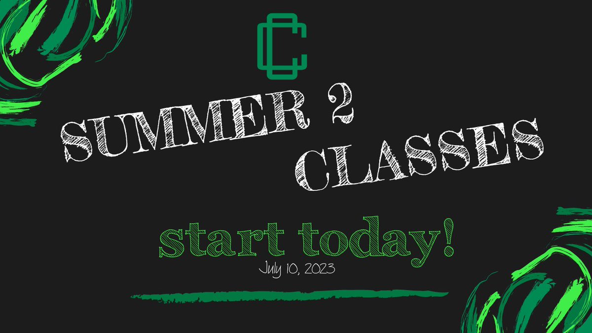 ccdawgs's tweet photo. Summer 2 classes are officially starting today and we couldn't be more excited!  Make this semester the best one yet with knowledge, opportunities, and new experiences! Ditch the boredom and let's get adventurous.  Good luck this semester! #clarendoncollege #summer2 #ccdawgs https://t.co/Zzpx4t8jcm