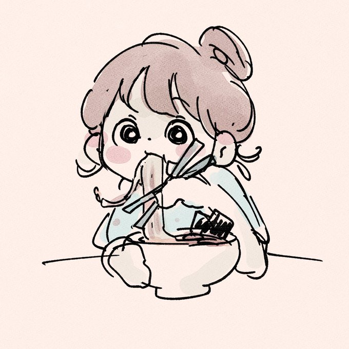 「茶髪 麺」のTwitter画像/イラスト(新着)｜3ページ目