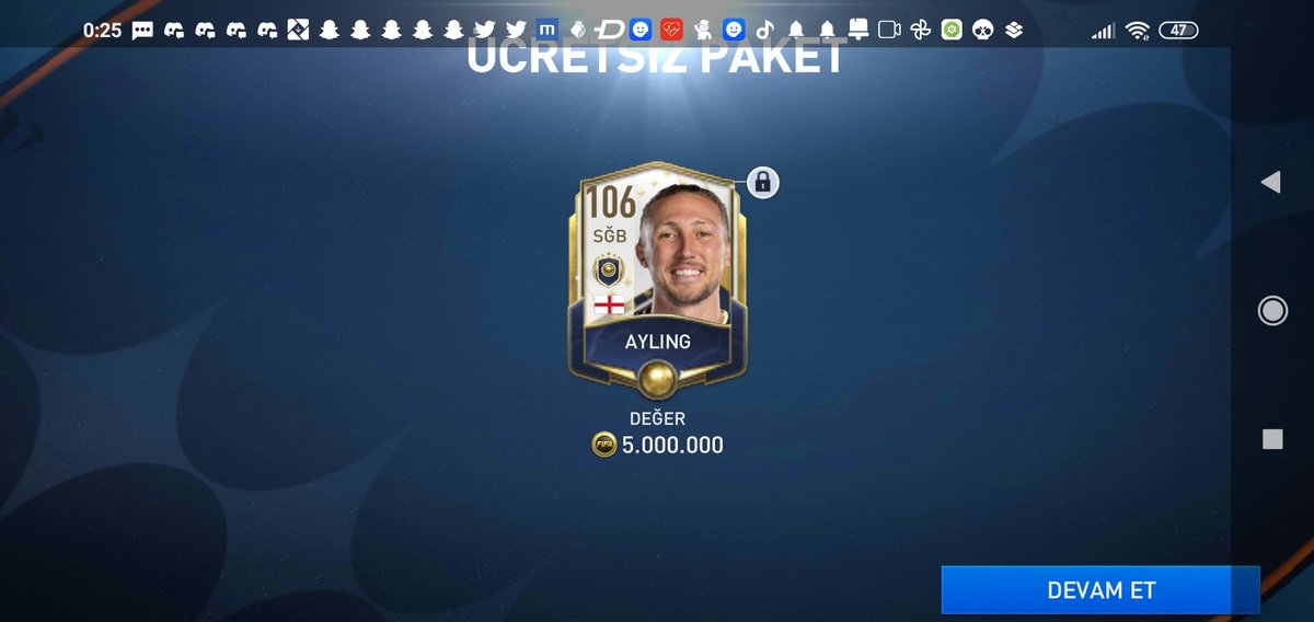 FIFAMobileBilgi's tweet photo. Aynı arkadaş bir sonraki günde bunu çıkarmış helal olsun vallahi şanslılar

#fifamobile https://t.co/qpMOkPgOTR