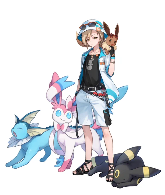 ポケモン同人企画に参加したオリキャラ。一応翻訳してここにも投稿してみた!「ユライア。よろしく。」 