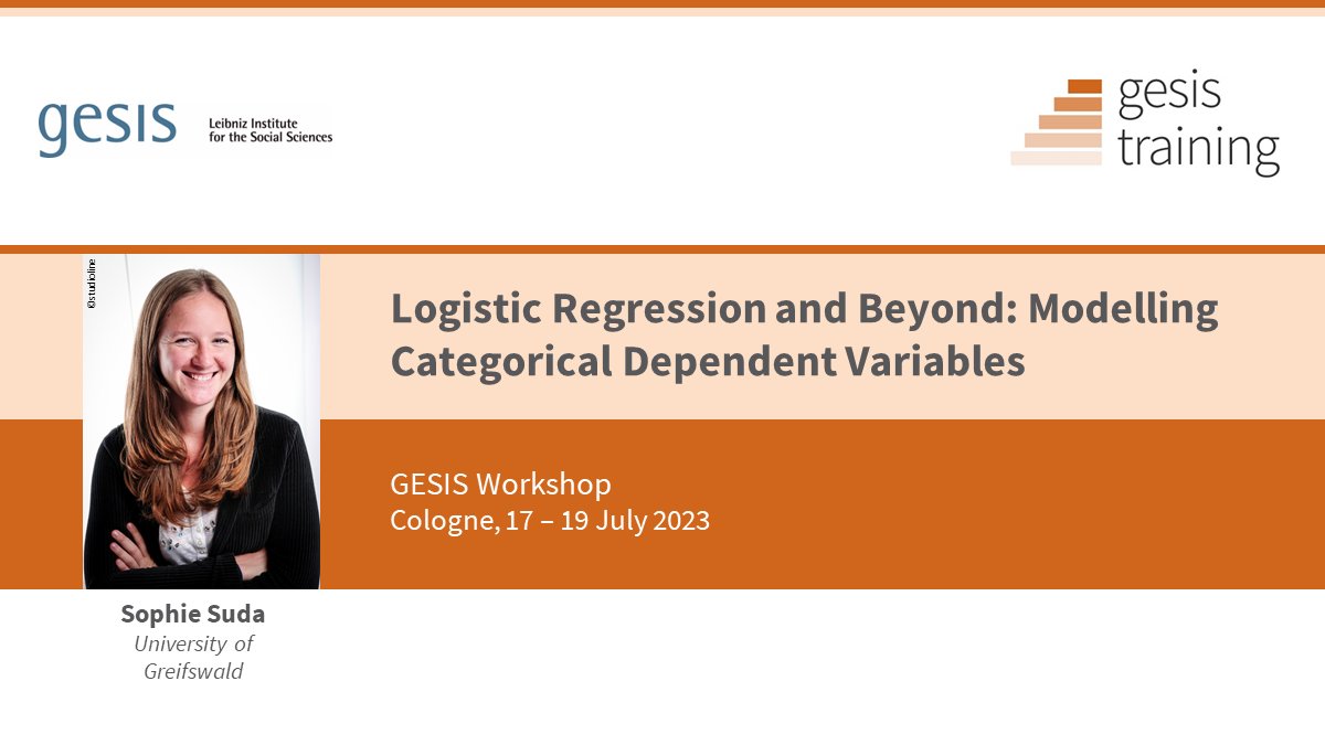 gesistraining's tweet photo. Last Call!
Ever wondered why we prefer certain political parties or have different levels of worries? 🤔

Discover the power of logistic regressions and beyond with @SophSuda! 📊🚀

👉 Don't miss out! ▶️ https://t.co/mEfgTABftJ https://t.co/MVq1NTjROJ