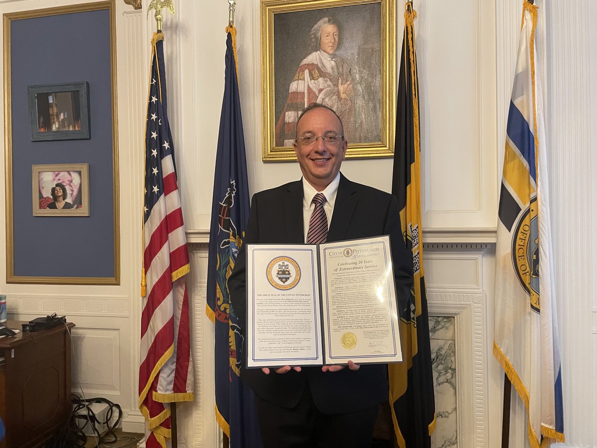 Congratulations to Diego Chaves-Gnecco, MD, MPH, FAAP, for receiving an official Proclamation from the City of Pittsburgh! June 27, 2023, is officially Dr. Diego Chaves-Gnecco Day! Read more here: pediatrics.pitt.edu/node/2631/revi…
<a href="/ChildrensPgh/">UPMC Children's Hospital of Pittsburgh</a> <a href="/UPMCPhysicianEd/">UPMC Physician Resources</a> @PittGenAcadPeds