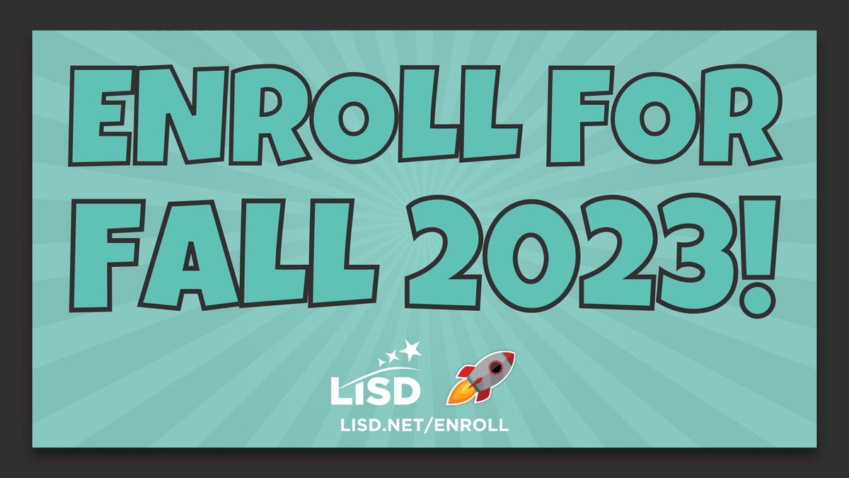 Have you already joined the #LISDFamily by enrolling your student at Southridge Elementary? If not, from now through July 13, visit LISD.net/Enroll or stop by the LISD Welcome Center Monday-Thursday to enroll!