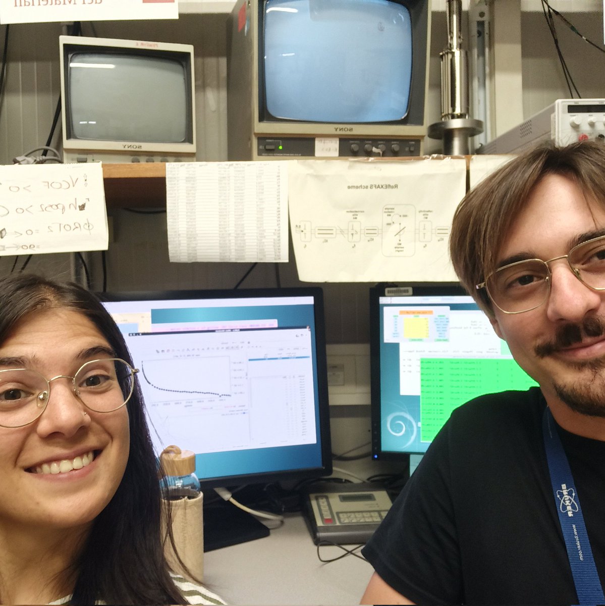 MatildeCiani28's tweet photo. Just finished this intense and fruitful week at @esrfsynchrotron to characterize metal-organic #materials obtained by #cyanobacteria during #bioremediation. 
It's always nice to come back here. https://t.co/DLpQCnvlDG