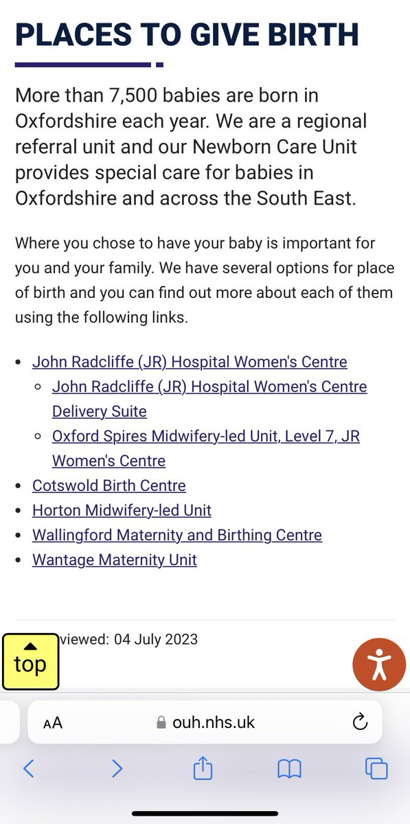 RMatthewsPsych's tweet photo. @NadineMontgmery @AshokHandaOx @VBPOxford Nadine, in light of #Montgomeryruling what do you make of the info available to pregnant women in #Oxfordshire from @OUHospitals @TeamOUHMat- NO mention of maternal request #caesarean & you can opt for home birth no Qs asked but must consider CS “carefully” for CS 🤷♀️ #BirthEthics https://t.co/yq9W2i7MWs