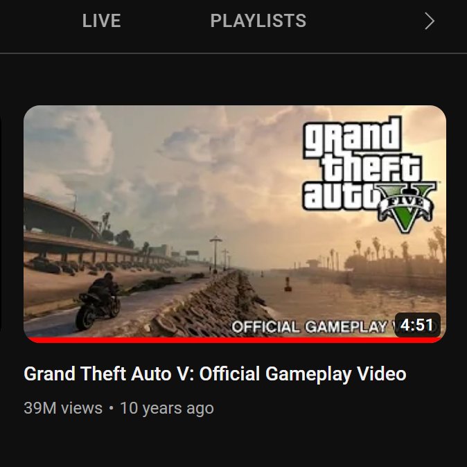 GTA V, Live Game play Video