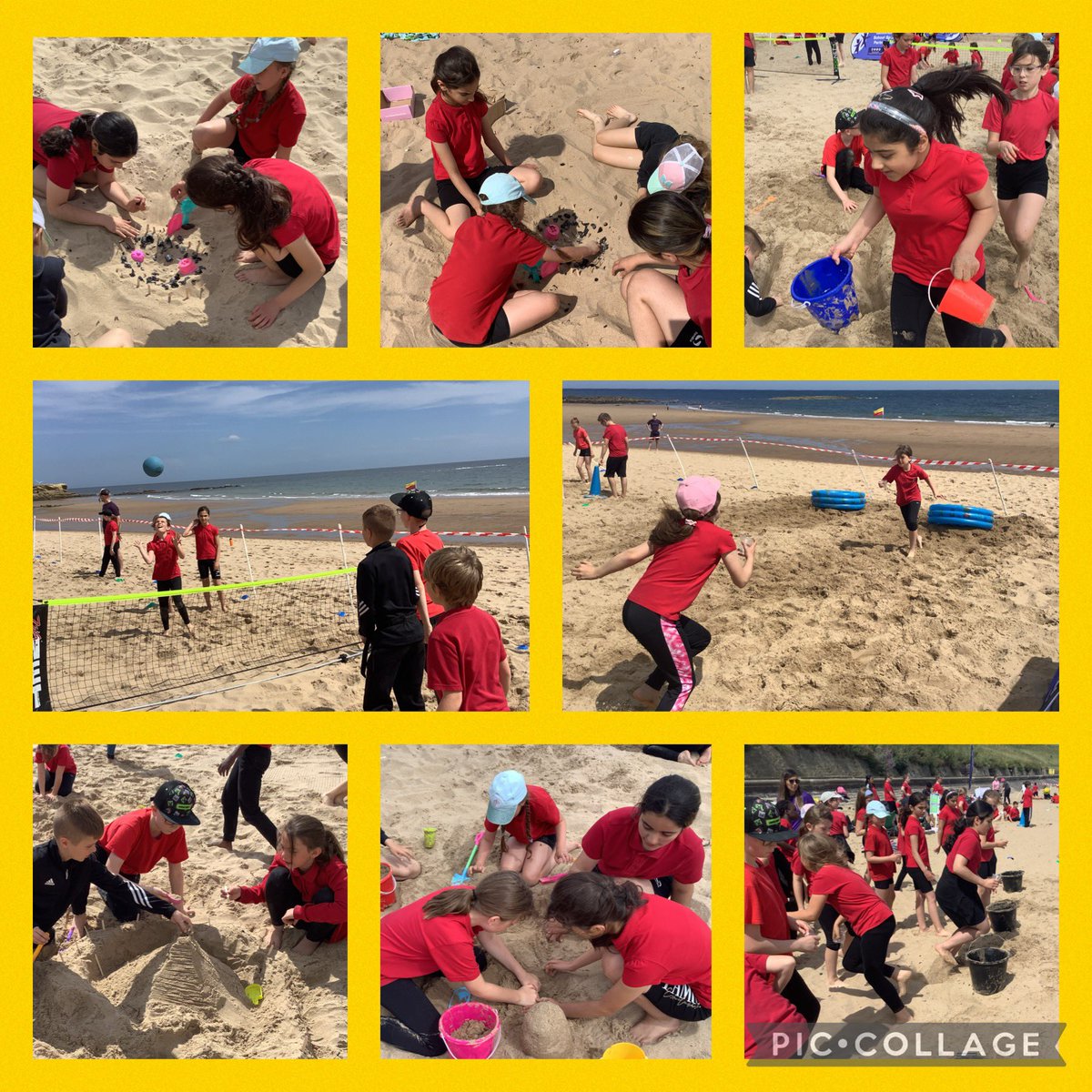 MissBrent's tweet photo. Fun was had by all on our beach day 🏖️ ☀️🏐 @FallaParkSchool @Miss_Carr_Falla @MissButlerFP https://t.co/xP1revKX38