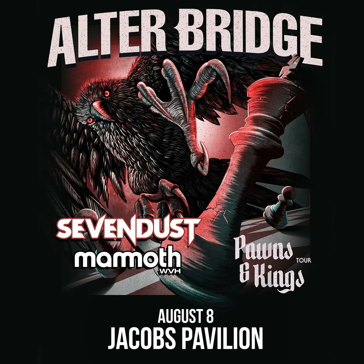 Open Your Eyes, and enter now for your chance to win 2 tickets + Nautica Club Passes to see <a href="/AlterBridge/">Alter Bridge</a> with <a href="/Sevendust/">SEVENDUST</a> and <a href="/MammothWVH/">Mammoth</a> on Aug 8th! 

Enter now thru Sunday: tnspk.co/x9zkgg