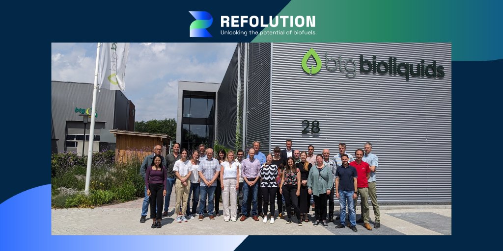 REFOLUTION Project (@refolution_heu) on Twitter photo It was a very productive & enjoyable 2-day project meeting for the REFOLUTION consortium!
20-21 june in Eschede ๐ณ๐ฑ hosted by <a href="/BTG_BTL/">BTG Bioliquids</a> & @btgworld
We planned activities for the next months and visited the BTL #biofuels plant. Thank you all!
.
Discover us > refolution.eu It was a very productive & enjoyable 2-day project meeting for the REFOLUTION consortium!
20-21 june in Eschede ๐ณ๐ฑ hosted by <a href="/BTG_BTL/">BTG Bioliquids</a> & @btgworld
We planned activities for the next months and visited the BTL #biofuels plant. Thank you all!
.
Discover us > refolution.eu