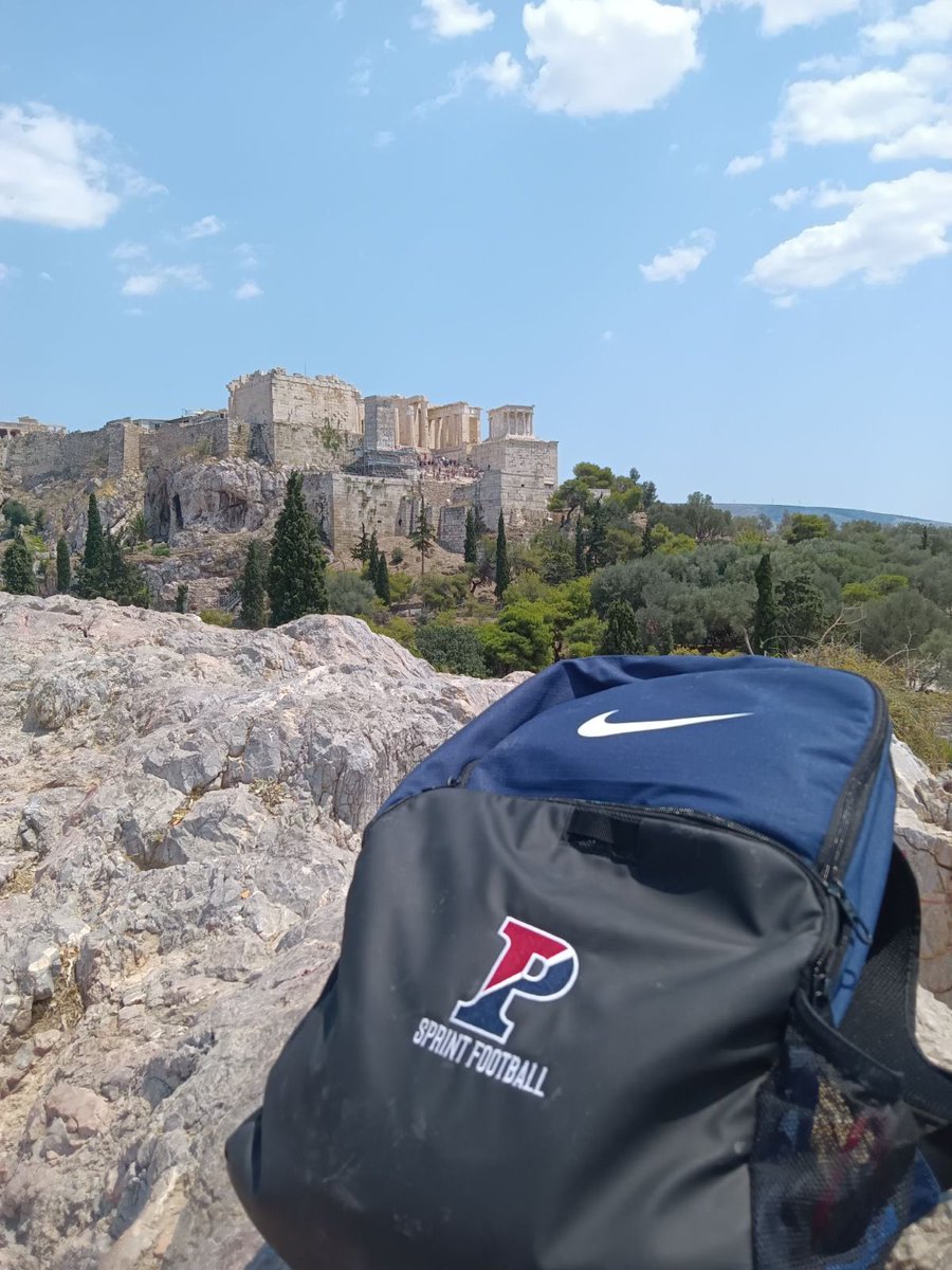 Penn Sprint Football in Greece.