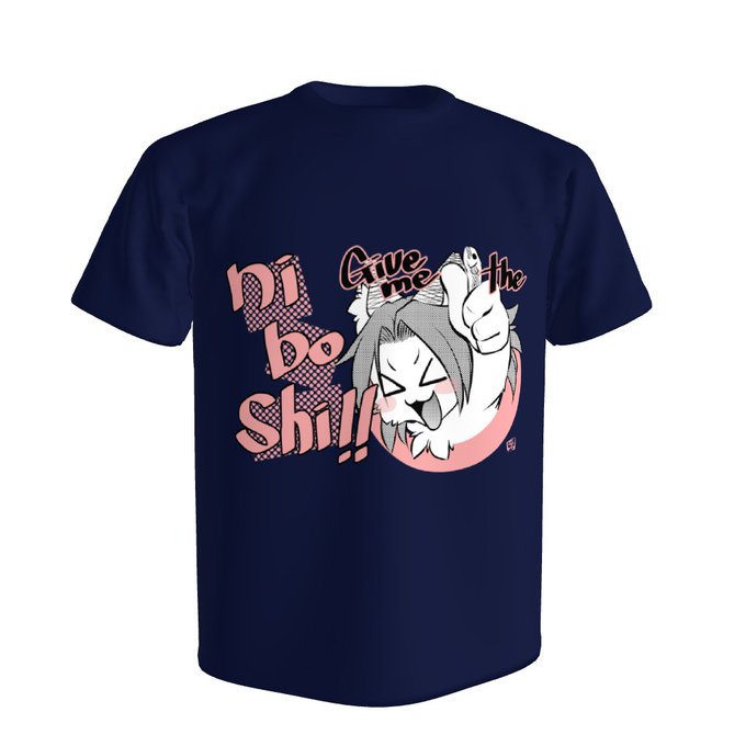 煮干し、Tシャツ。
夏コミにて販売したいと思いますが、
サイズの参考に購入お考えの方は、リプ欄のサイズのアンケートにご協力お願いします。 