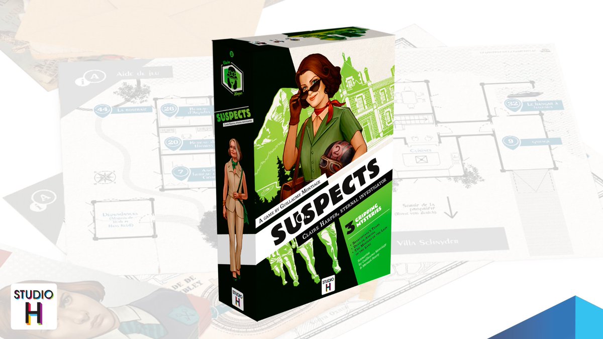 HachetteBGUSA's tweet photo. 🚨Announcing Suspects: Eternal Investigator, Claire Harper🚨
🔎 In this second chapter of the Suspects line, players solve mysteries as they embody detective Claire Harper at different stages in her life 🔎
ℹ️ Pre-Order ℹ️ https://t.co/Biwg6xnueU
@studio_h_games #suspectsgame https://t.co/cnXxe4PwWi
